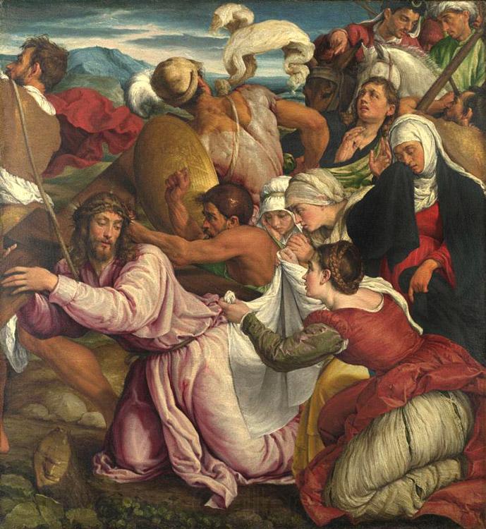 Jacopo Bassano The Procession to Calvary (mk08) Spain oil painting art